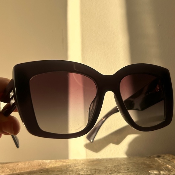 Miu Miu 04WS Sunglasses in Slate main image 4